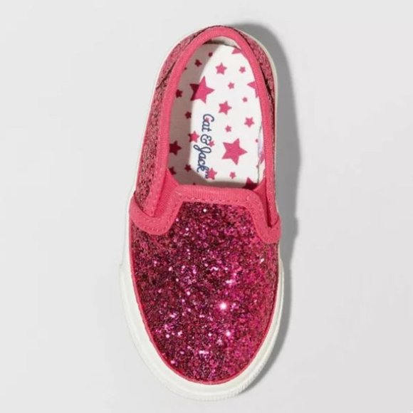 Toddler Girls' Madigan Twin Gore Glitter Shoe - Picture 3 of 3
